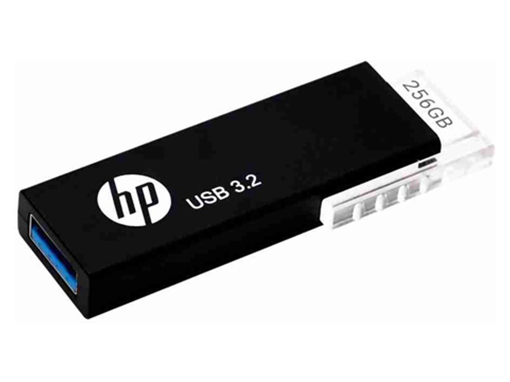 HP 718W 256GB USB 3.2 Flash Drive Push-Pull Design